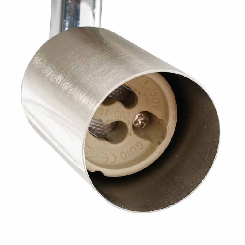 Reflektor sufitowy Z reflektorami Nikiel 12 x 8 cm Stal