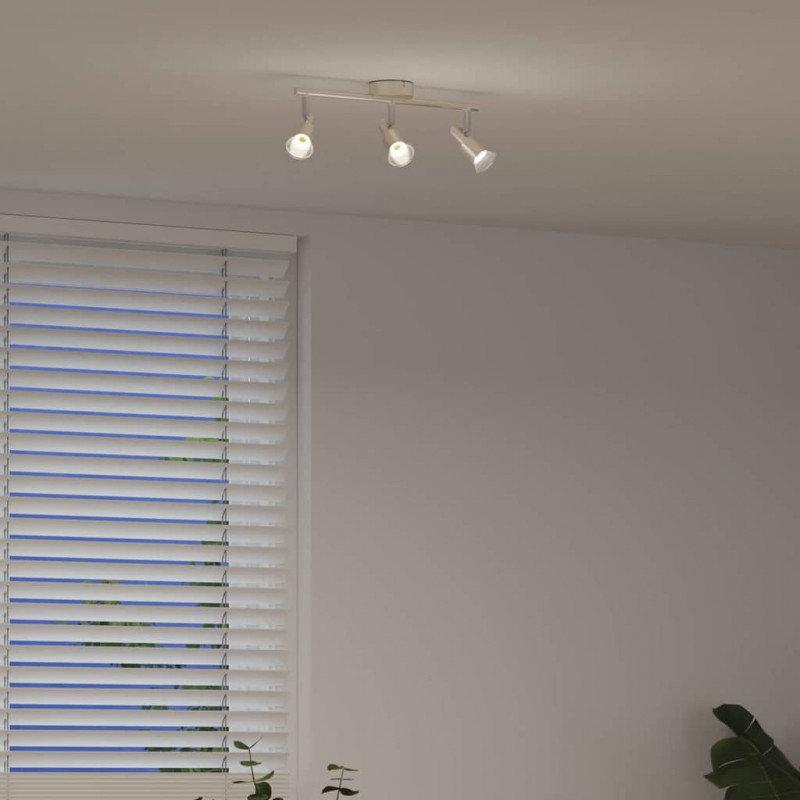 Reflektor sufitowy Nikiel 39 x 10,5 x 10,5 cm Stal