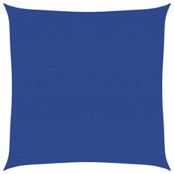 Żagiel przeciwsłoneczny, 160 g/m², niebieski, 4,5x4,5 m, HDPE