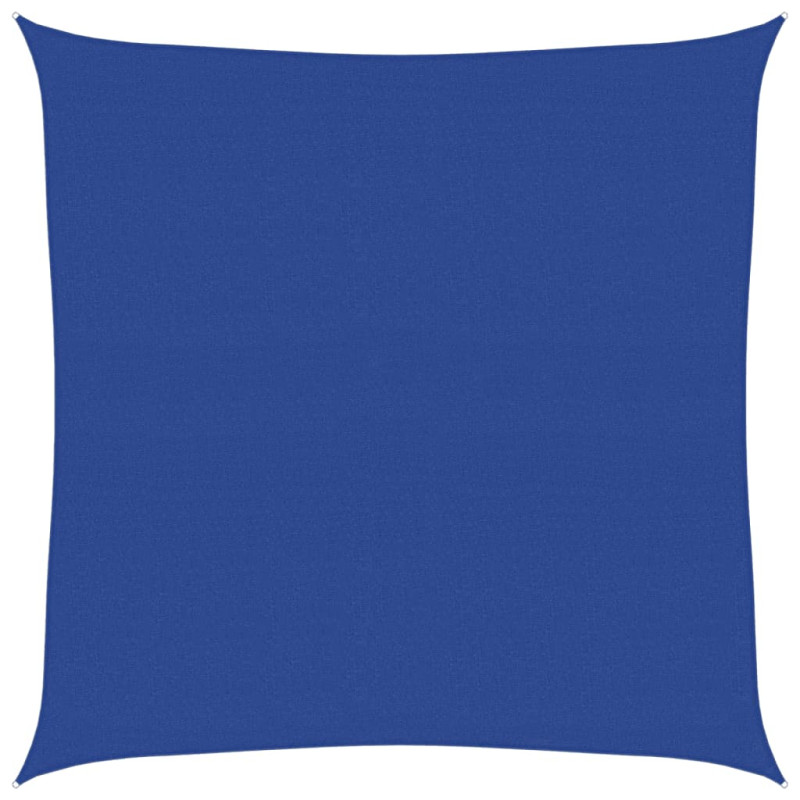 Żagiel przeciwsłoneczny, 160 g/m², niebieski, 4,5x4,5 m, HDPE