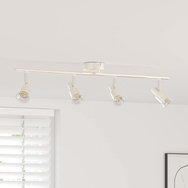 Reflektor sufitowy Z reflektorami Nikiel 70 x 9 x 12,5 cm Stal