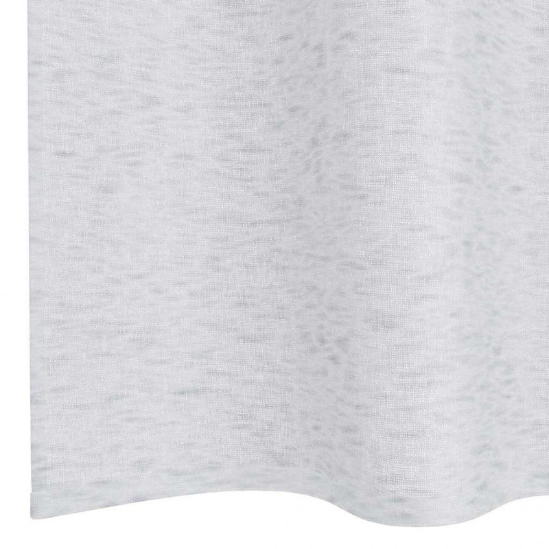 Firany Voile 2 pcs Jasnoszary 140 x 140 cm Poliester