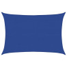 Żagiel przeciwsłoneczny, 160 g/m², niebieski, 4x6 m, HDPE