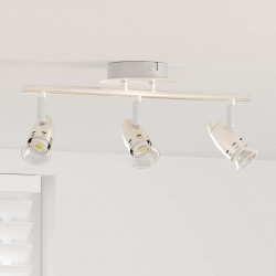 Reflektor sufitowy Nikiel 36,5 x 10 x 12,5 cm Metal