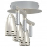 Reflektor sufitowy Nikiel 36,5 x 10 x 12,5 cm Metal