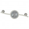 Reflektor sufitowy Nikiel 36,5 x 10 x 12,5 cm Metal
