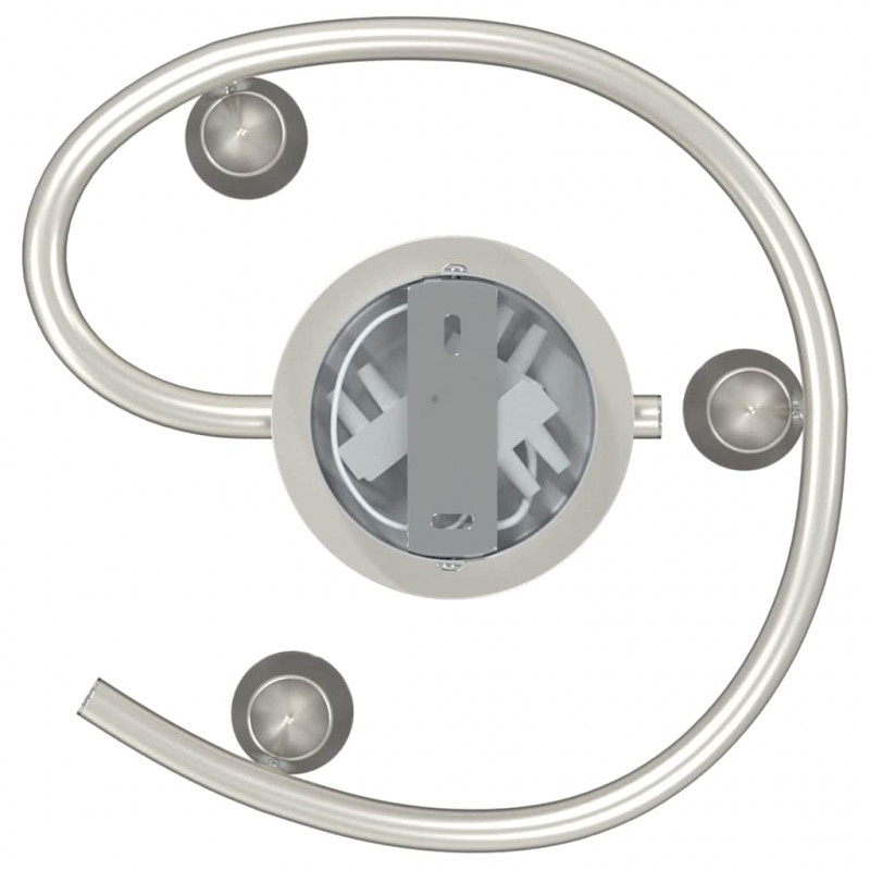 Reflektor sufitowy Z reflektorami Nikiel 27 x 10 x 12 cm Metal
