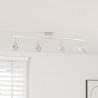 Reflektor sufitowy Z reflektorami Nikiel 27 x 10 x 12 cm Metal