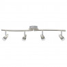 Reflektor sufitowy Z reflektorami Nikiel 27 x 10 x 12 cm Metal
