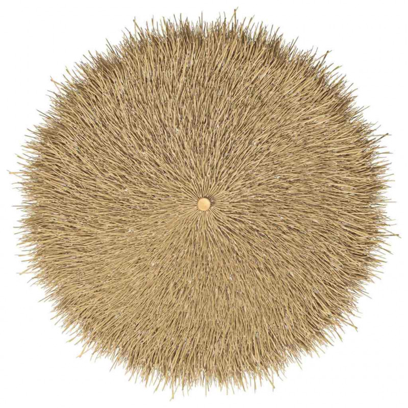 Parasol Tiki z baldachimem z liści bananowca, 150 cm, bambus