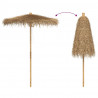 Parasol Tiki z baldachimem z liści bananowca, 150 cm, bambus