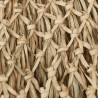 Parasol Tiki z baldachimem z liści bananowca, 150 cm, bambus