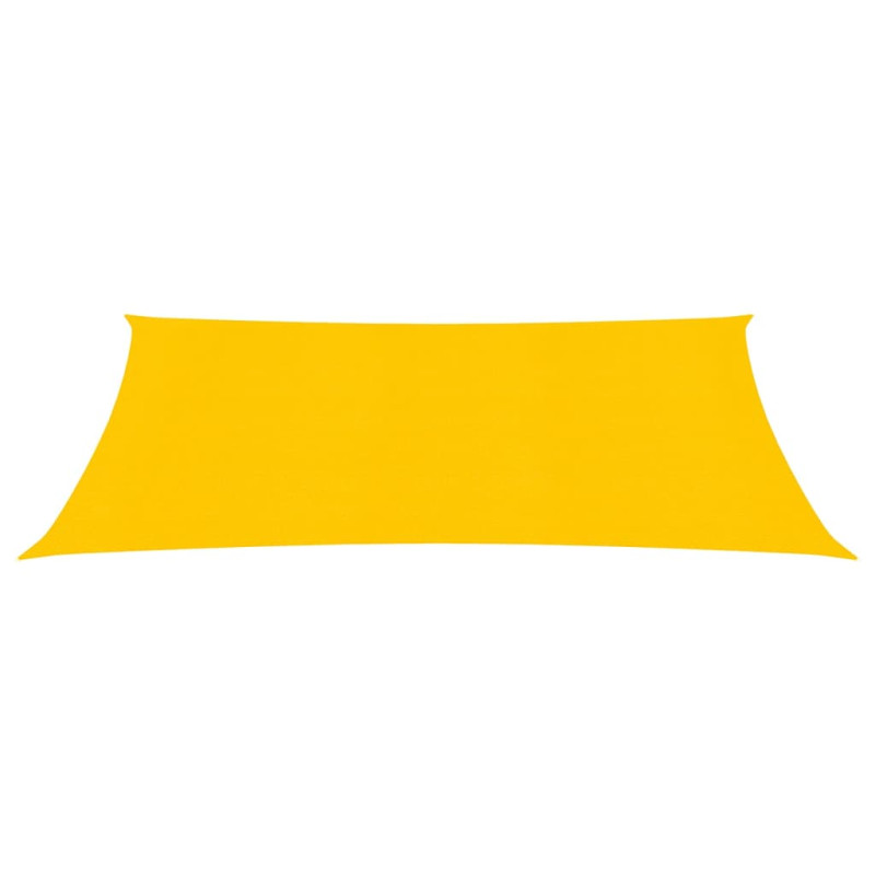 Żagiel przeciwsłoneczny, 160 g/m², żółty, 4x5 m, HDPE