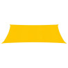 Żagiel przeciwsłoneczny, 160 g/m², żółty, 4x5 m, HDPE