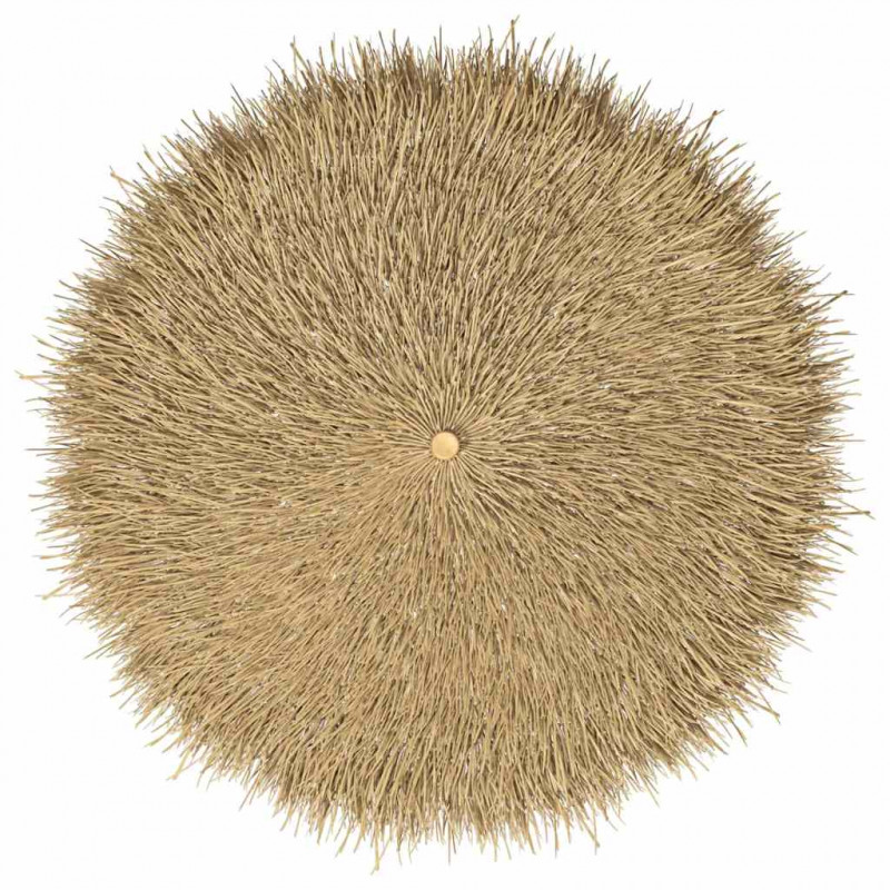 Parasol Tiki z baldachimem z liści bananowca, 180 cm, bambus