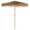 Parasol Tiki z baldachimem z liści bananowca, 240 cm, bambus