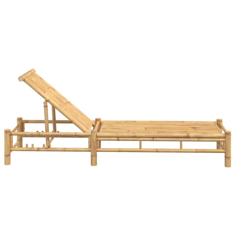 Leżak, 55x199x30 cm, bambus
