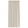 Firany Voile z zasłonami 2 pcs piaskowy 175 x 140 cm Poliester