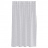 Firany Voile 2 pcs Jasnoszary 140 x 140 cm Poliester