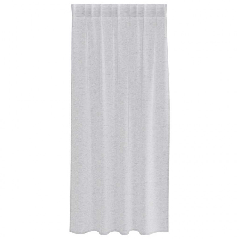 Firany Voile 2 pcs Jasnoszary 175 x 140 cm Poliester