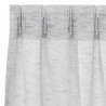 Firany Voile 2 pcs Jasnoszary 175 x 140 cm Poliester