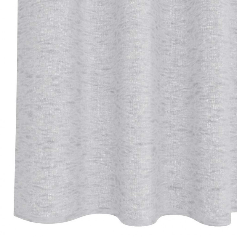 Firany Voile 2 pcs Jasnoszary 225 x 140 cm Poliester