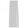 Firany Voile 2 pcs Jasnoszary 260 x 140 cm Poliester