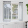 Firany Voile 2 pcs Ciemnoszary 175 x 140 cm Poliester