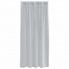 Firany Voile 2 pcs Ciemnoszary 175 x 140 cm Poliester