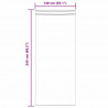 Firany Voile 2 pcs Ciemnoszary 245 x 140 cm Poliester