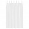 Firany Voile z zasłonami 2 pcs Biały 175 x 140 cm Poliester