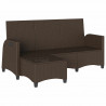 Rozkładana Sofa Ogrodowa z Poduszkami w Kształcie Litery L