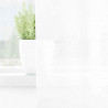 Firany Voile z zasłonami 2 pcs Biały 260 x 140 cm Poliester