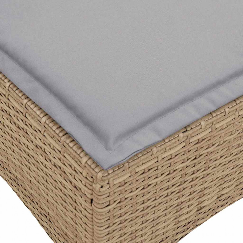Rozkładana Sofa Ogrodowa z Poduszkami w Kształcie Litery L