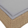 Rozkładana Sofa Ogrodowa z Poduszkami w Kształcie Litery L