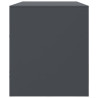 Szafka pod telewizor, antracytowa, 99x39x44 cm, stalowa