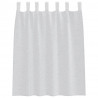 Firany Voile 2 pcs Jasnoszary 140 x 140 cm Poliester
