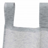 Firany Voile 2 pcs Ciemnoszary 260 x 140 cm Poliester