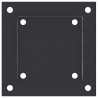 Podstawy słupków kwadratowe 4 szt. Antracyt 101x101 mm