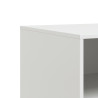 Szafka pod telewizor, biała, 67x39x44 cm, stalowa