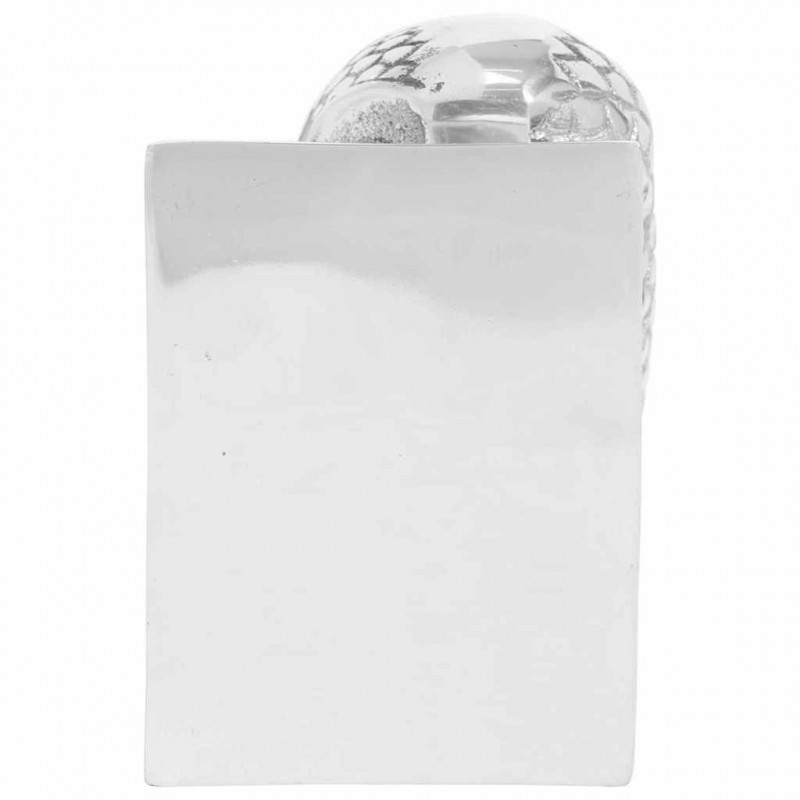 Podpórki do książek 2 pcs Srebrny 7 x 9 x 11 cm Aluminium