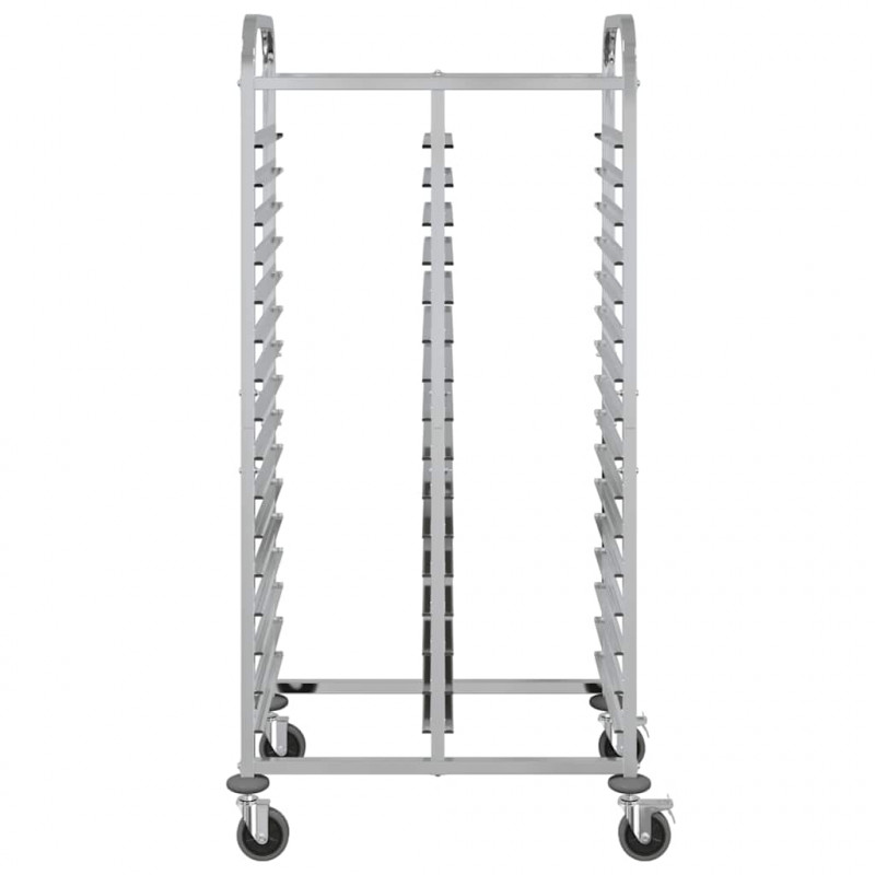 Wózek na tace z 32 pojemnikami GN 75x55x162,5cm Stal nierdzewna