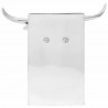 Podpórki do książek 2 pcs Srebrny 17 x 15 x 27 cm Aluminium
