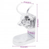 Podpórki do książek 2 pcs Srebrny 17 x 15 x 27 cm Aluminium