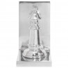 Podpórki do książek 2 pcs Srebrny 11 x 12 x 19,5 cm Aluminium