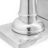 Podpórki do książek 2 pcs Srebrny 11 x 12 x 19,5 cm Aluminium