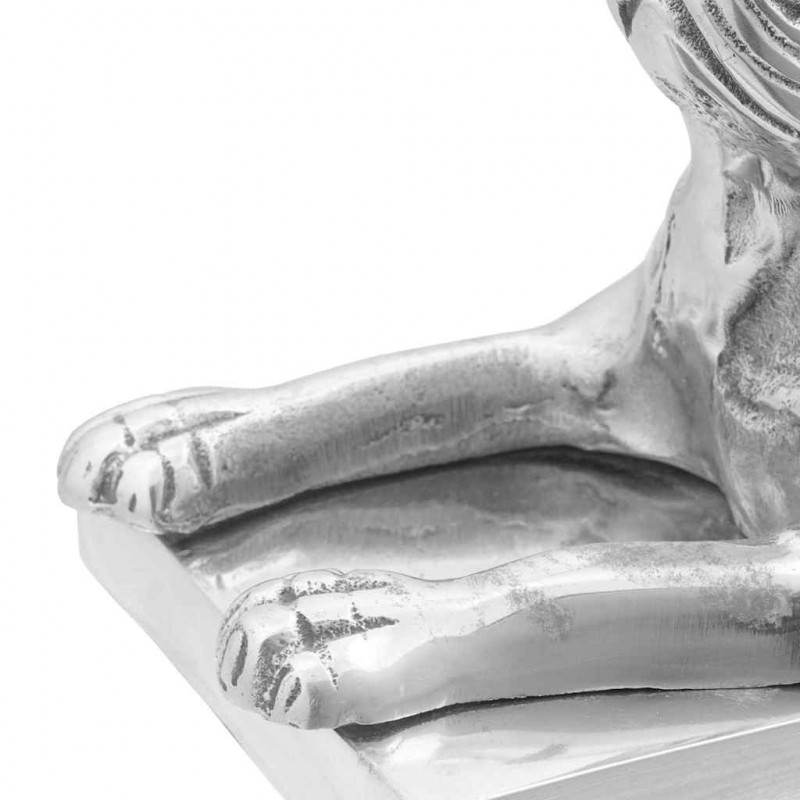 Podpórki do książek 2 pcs Srebrny 12 x 15 x 18 cm Aluminium