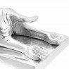 Podpórki do książek 2 pcs Srebrny 12 x 15 x 18 cm Aluminium