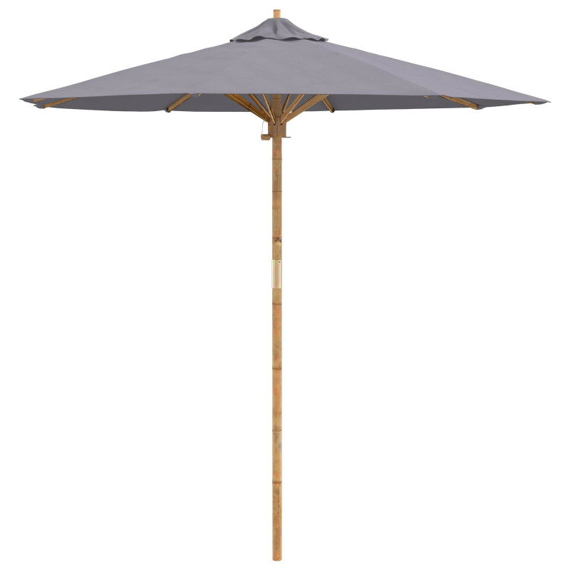 Parasolka ogrodowa Ciemnoszary Ø 270 x 260 cm Bambus