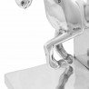 Podpórki do książek 2 pcs Srebrny 11 x 14 x 25 cm Aluminium